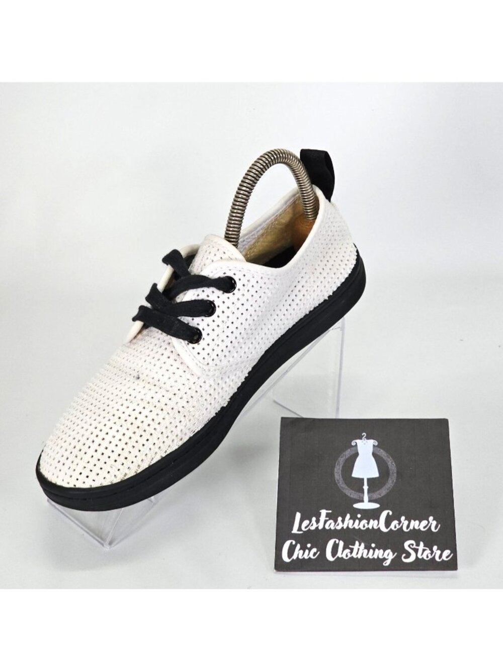 Dr Martens Women's White Mesh Perforated Sneaker Shoes Size 7 1879 - Picture 14 of 15
